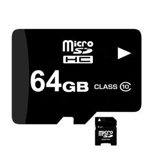 Paměťová karta micro SD 64 GB + adaptér